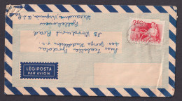 HUNGARY 1957 Air Mail Cover Aerogram Budapest To Alexandria USA - Covers & Documents