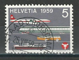 SBK 343, Mi 668 O Retouche Unter 3. Rad Der Lokomotive - Abarten