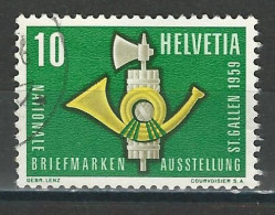 SBK 344, Mi 669 O R Von Courvoisier Gebrochen - Abarten