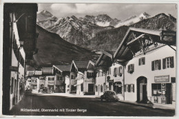 Delcampe - Mittenwald, Obermarkt Mit Tiroler Berge - Mittenwald