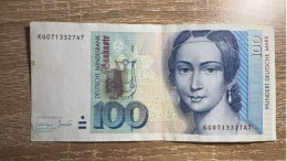 Germany，100 Deutsche Mark，1996，pick 46，EF Condition - 100 Deutsche Mark