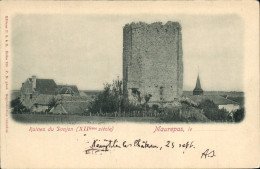CPA Ruines Du Donjon XII Siecle Maurepas - Maurepas