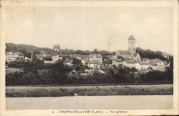 CPA Champagne Sur Oise Vue Generale - Champagne Sur Oise