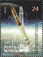 219863 MNH MACEDONIA 2008 CINCUENTENARIO DEL PRIMER SATELITE ARTIFICIAL AMERICANO, EXPLORER I - Sterrenkunde