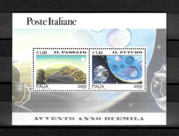 Italien: Vergangenheit Und Zukunft, Block, Postfrisch - Sterrenkunde
