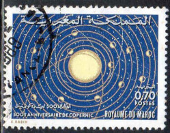 Maroc Poste Obl Yv: 684 Mi:751 Copernic (Beau Cachet Rond) - Sterrenkunde