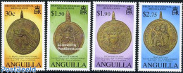 Anguilla 2007 Bronze Devotional Medallions 4v, Mint NH, Religion - Religion - Art - Art & Antique Objects - Anguilla (1968-...)