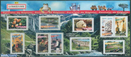France 2006 Regions (7) 10v M/s, Mint NH, Health - Nature - Transport - Various - Food & Drink - Cattle - Dogs - Fruit.. - Ungebraucht
