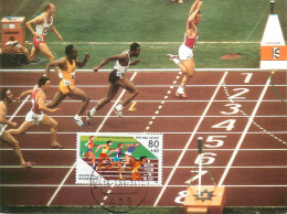 A5378 Olympischen Spiele 1972 100 Meter Lauf Der Manner Maximumkarte - Leichtathletik