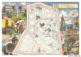 BM-BFP1-0793-75 - PARIS - Plan - 6e Arrondissement - Luxembourg - Paris (06)