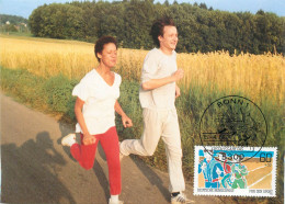 Delcampe - A5378 Jogging Recreational Running Maximumkarte 1982 - Athlétisme