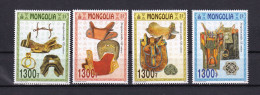 Delcampe - MONGOLIA--2017-HORSE SADDLES--MNH-- - Mongolei