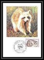 2820/ Carte Maximum (card) France N°1754 Raton Laveur De La Guadeloupe Edition Cef Fdc 1973 Premier Jour - Roedores