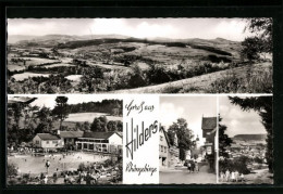 AK Hilders /Rhön, Ortsansicht, Schwimmbad Und Ortspartie - Rhön