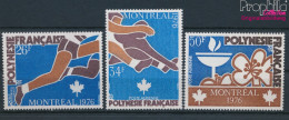 Französisch Polynesien 219-221 (kompl.Ausg.) Postfrisch 1976 Olympische Sommerspiele (10716658 - Ongebruikt