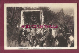 Delcampe - 200725 - 83 VAR - ROQUEBRUNE Couronnement De Notre Dame De Pitié La Procession - Religion - Tardy - Fanfare - Roquebrune-sur-Argens