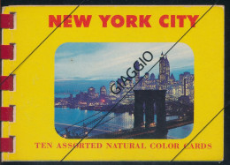 °°° CARNET USA - NY - NEW YORK - 10 COLOR CARDS °°° - Viste Panoramiche, Panorama