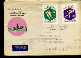 Hungarian Cover To Beirut, Libanon - Covers & Documents