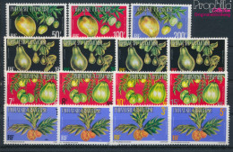 Französisch Polynesien D1A-D15A (kompl.Ausg.) Postfrisch 1977 Dienstmarken - Früchte (10716488 - Ongebruikt