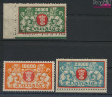 Danzig 147-149 (kompl.Ausg.) Postfrisch 1923 Wappen (9695585 - Autres & Non Classés