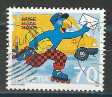 SBK 913.Ab1, Mi 1610 O Blauer Punkt Unter Dem Schnabel - Abarten