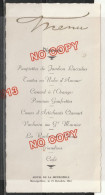 Fixe Menu Hôtel De La Métropole Montpellier 15 Octobre 1961 - Menus
