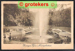GRONINGEN Vijver Noorderplantsoen 1924 - Groningen