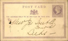 Delcampe - Grande-Bretagne - Entier Postal Au Type VICTORIA Sur Carte Avec Repiquage Commercial - A Voir - 1874 - M 17966 - Interi Postali