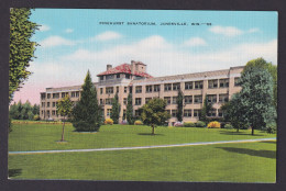 Postcard, United States, Janesville WI, Pinehurst Sanatorium - Janesville