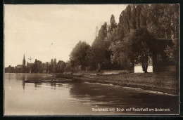 AK Radolfzell Am Bodensee, Bootshaus, Blick Auf Stadt Und See - Radolfzell