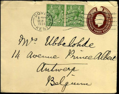 Postal Stationary To Antwerp, Belgium - Brieven En Documenten