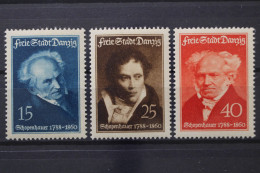 Danzig, MiNr. 281-283, Falz - Autres & Non Classés