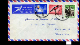 Cover To Brussels, Belgium - Brieven En Documenten