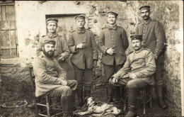 Photo CPA Deutsche Soldaten In Uniformen, Artillerie Munit. Kol. Nr. 165, I WK - Other & Unclassified