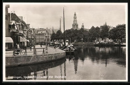 AK Groningen, Verbindungskanal Met Sluiskade, Boote - Groningen