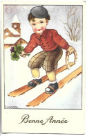 Skieur - Illustrateur GOUGEON - Gougeon
