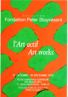 23189 / PARIS VI Quai Malaquais ART ACTIF WORKS 1992 Fondation Peter STUYVESANT Ecole Nationale Beaux Arts Cppub - Paris (06)