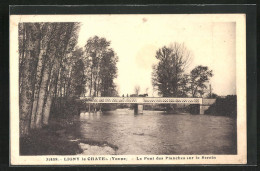 CPA Ligny-le-Chatel, Le Pont Des Planches Sur Le Serein - Ligny Le Chatel