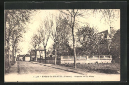 CPA Ligny-le-Chatel, Avenue De La Gare - Ligny Le Chatel