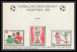337 Football (Soccer) Argentina 78 - Neuf ** MNH - Gabon (gabonaise) N° 670/72 - 1978 – Argentine