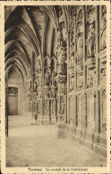 CPA Tournay Le Portail De La Cathedrale - Tournay