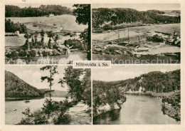 Mittweida Gaststaette Auenblick Landschaftspanorama Talsperre - Mittweida