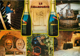 CPSM Souvenir De Champagne - Champagne Sur Oise