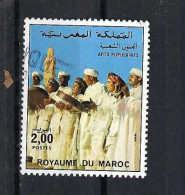 TIMBRE OBLITERE  DU MAROC DE 1985 N° MICHEL 1073 - Maroc (1956-...)