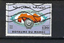 TIMBRE OBLITERE  DU MAROC DE 1984 N° MICHEL 1046 - Maroc (1956-...)