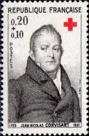 France Poste N** Yv:1433 Mi:1494 Jean Nicolas Corvisart Médecin (def.gomme) - Ungebraucht