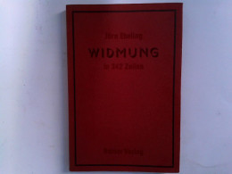 Widmung In 342 Zeilen - Signierte Bücher