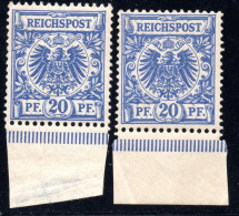 A7.150 1889 20 Pf. X 2 MNH #48 - Ongebruikt