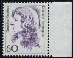 1332 Frauen Dorothea Erxleben 60 Pf Seitenrand Re. ** Postfrisch - Unused Stamps