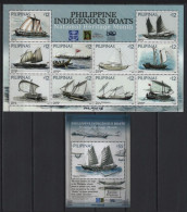 Philippines (2021) MS + Block / Ships - Philippines